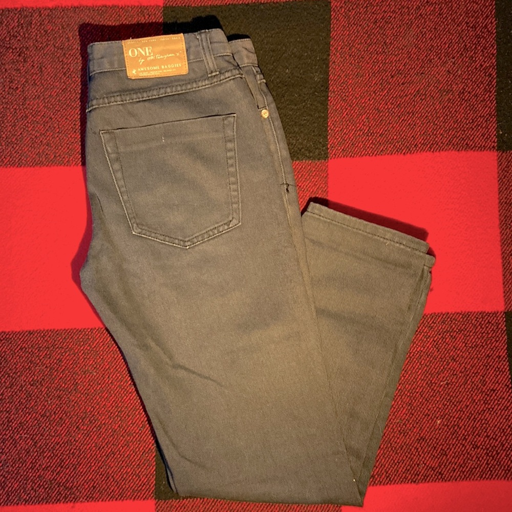 One Teaspoon Awesome Baggies Black Jeans
